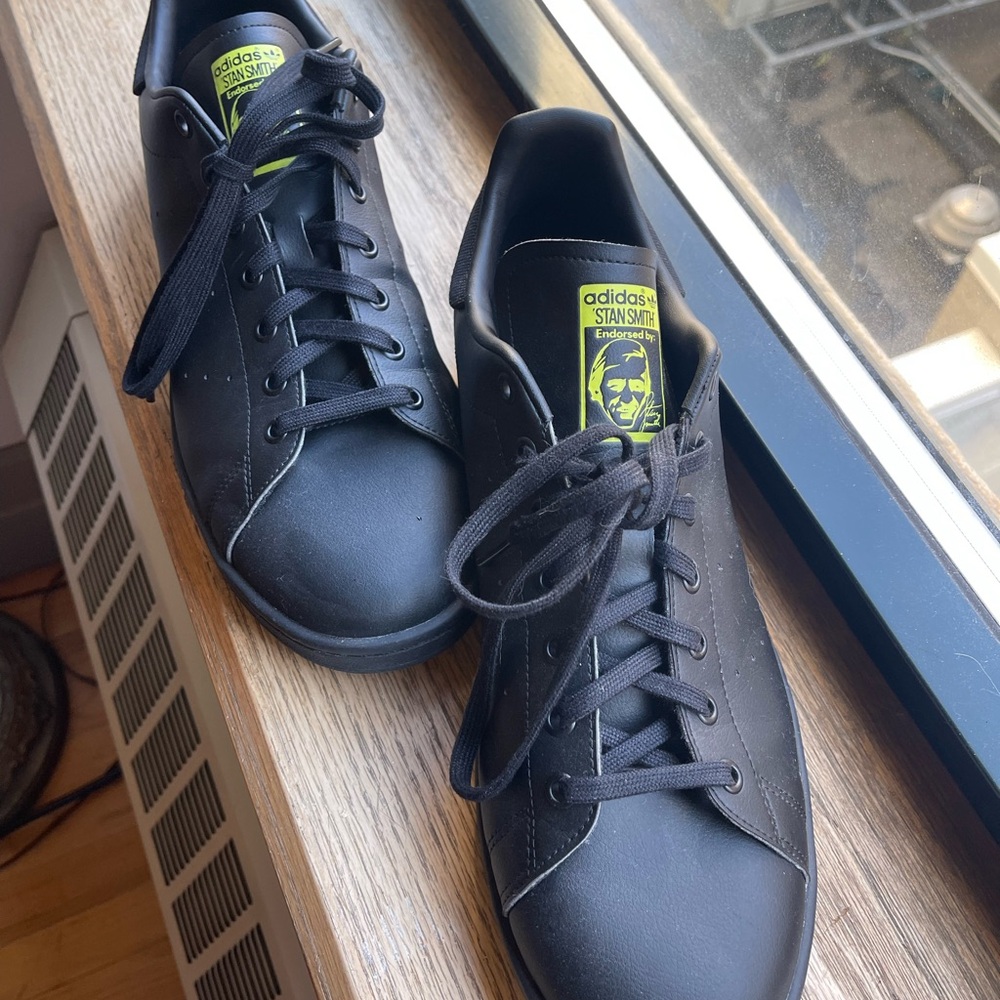 adidas Originals Black Sneakers Men’s Size 13. Worn once. Perfect condition.